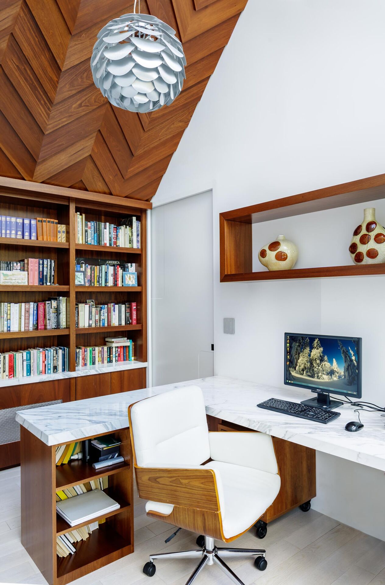 Home Office (Wood Ceiling)